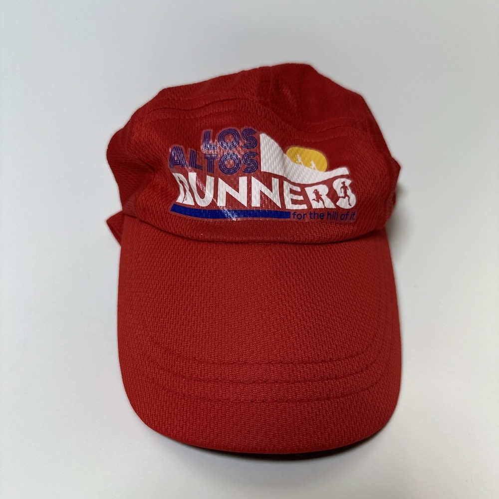 Los Altos Red Running Cap One Size Headsweats Adjustable